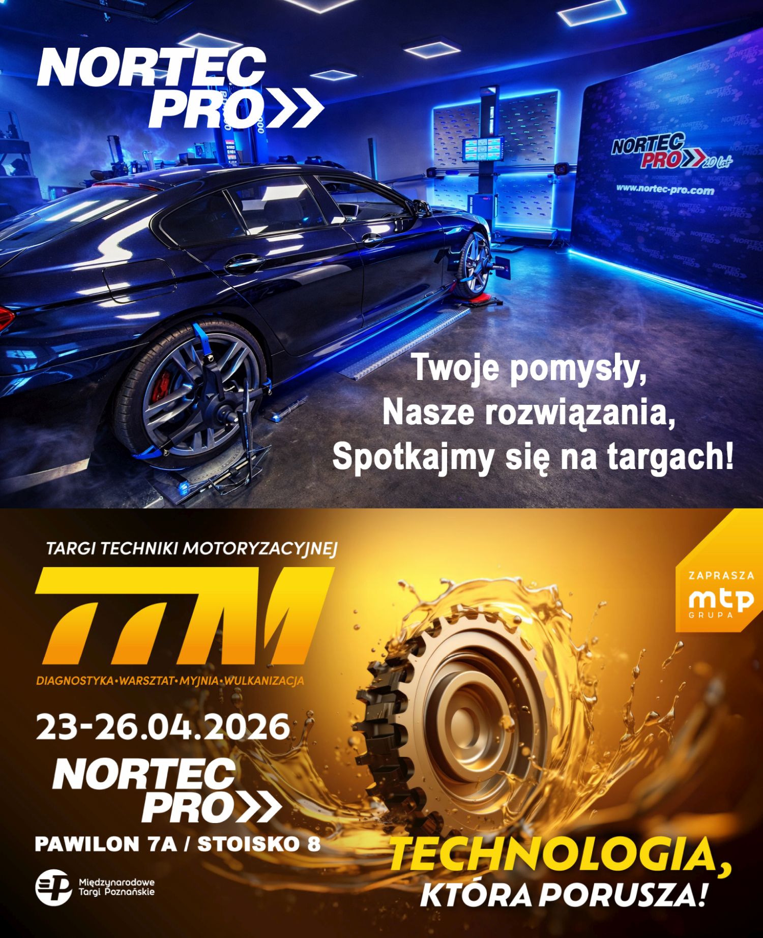 Zapraszamy na Targi Techniki Motoryzacyjnej NORTEC PRO